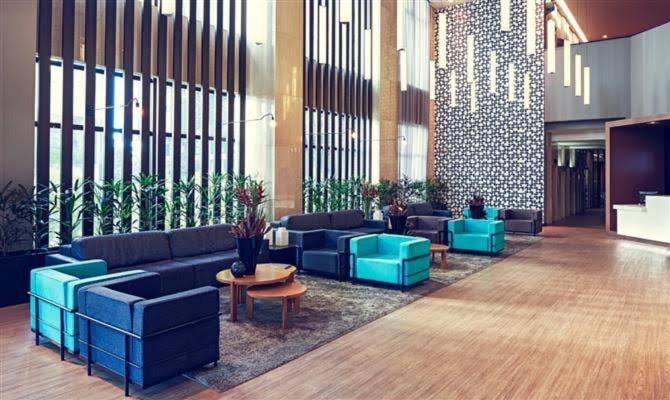 Apartamento Lindo Flat Part Grand Mercure Varanda Aconchegante Brasília